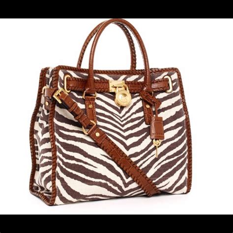 michael kors purse zebra